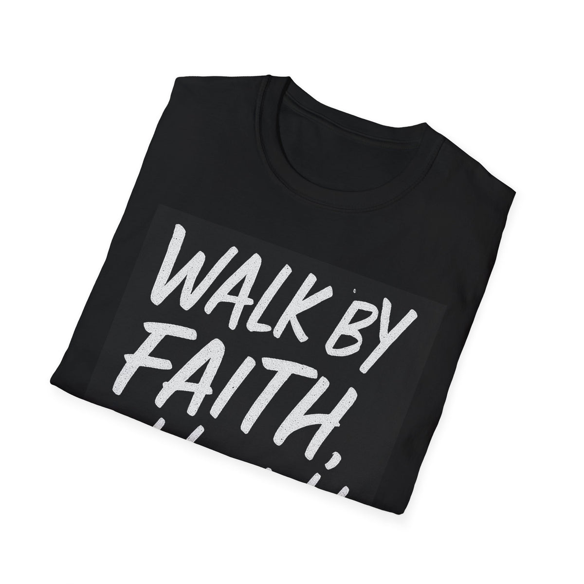 Faith T-Shirt — "Walk by Faith, Not by Sight" Christian Scripture Tee (2 Cor 5:7)
